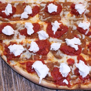 Eggplant and Ricotta Cheese Pizza