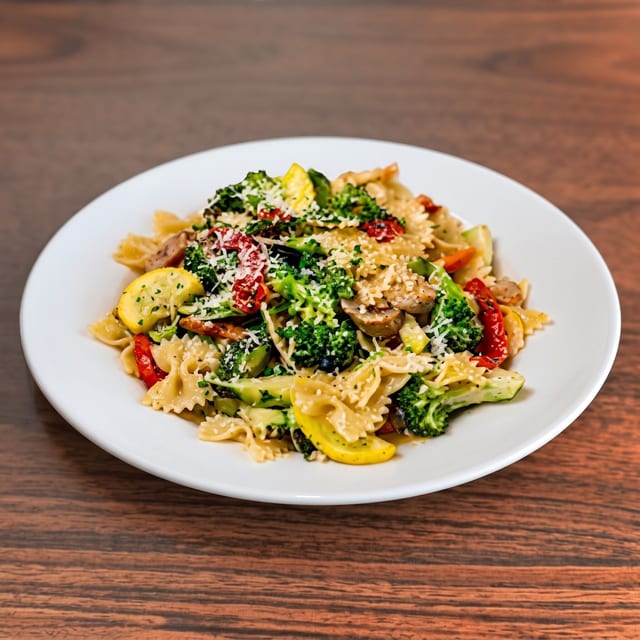 Fusilli Alla Primavera Pasta.