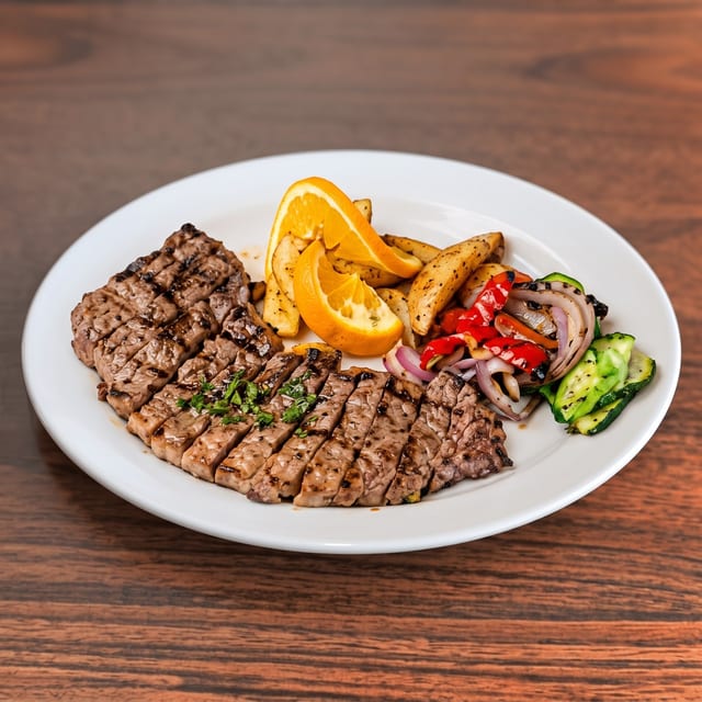 Grilled Steak Spanish Specialty.