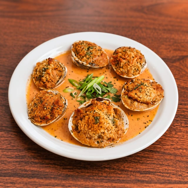Baked Clams.